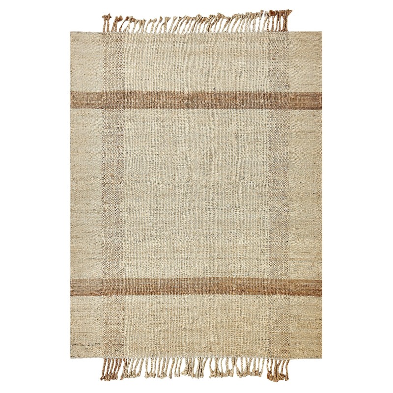 Dywan z juty 140 x 200 cm beżowy YELMEZ