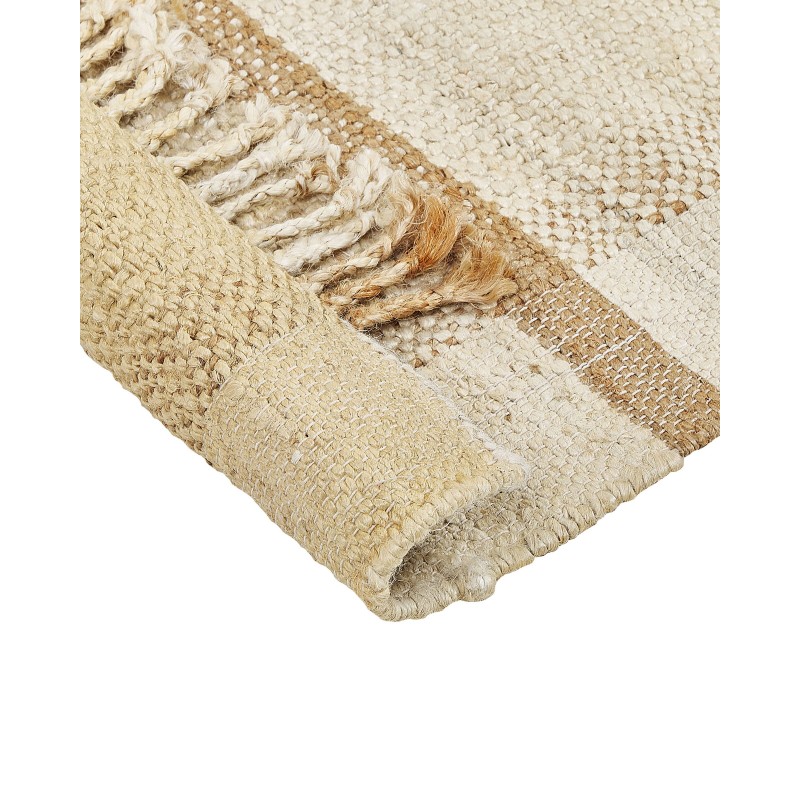 Dywan z juty 140 x 200 cm beżowy YELMEZ