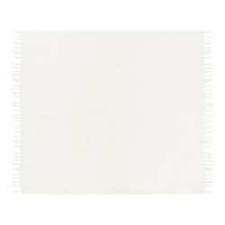 Koc CHAOHANI 200 x 220 cm Złamana biel