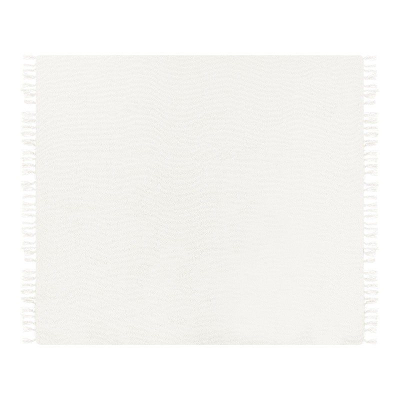 Koc CHAOHANI 200 x 220 cm Złamana biel