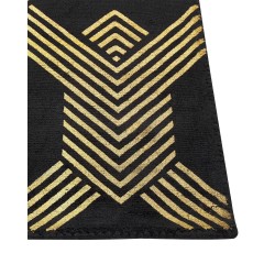 Dywan z wiskozy 160 x 230 cm czarny VEKSE