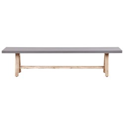 Ławka ogrodowa TONNARE 200 cm Beton Szary