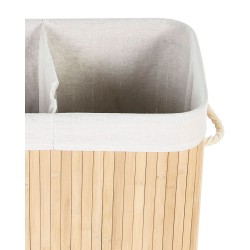 Kosz bambusowy z pokrywką jasne drewno KANDY