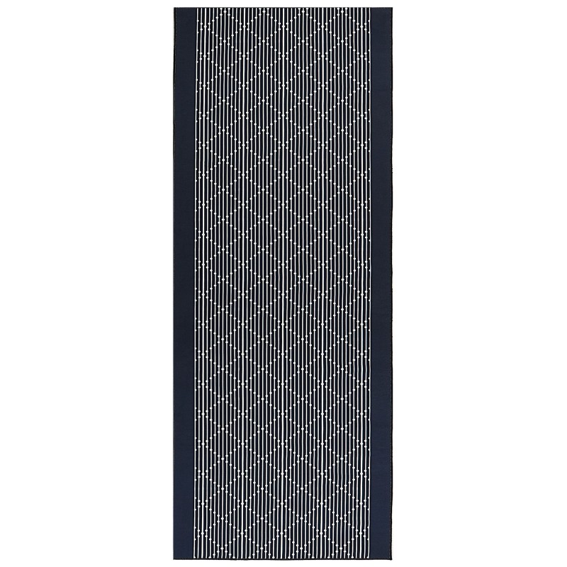 Dywan 80 x 200 cm granatowy CHARVAD