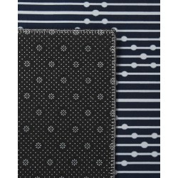 Dywan 80 x 200 cm granatowy CHARVAD