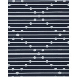 Dywan 80 x 200 cm granatowy CHARVAD