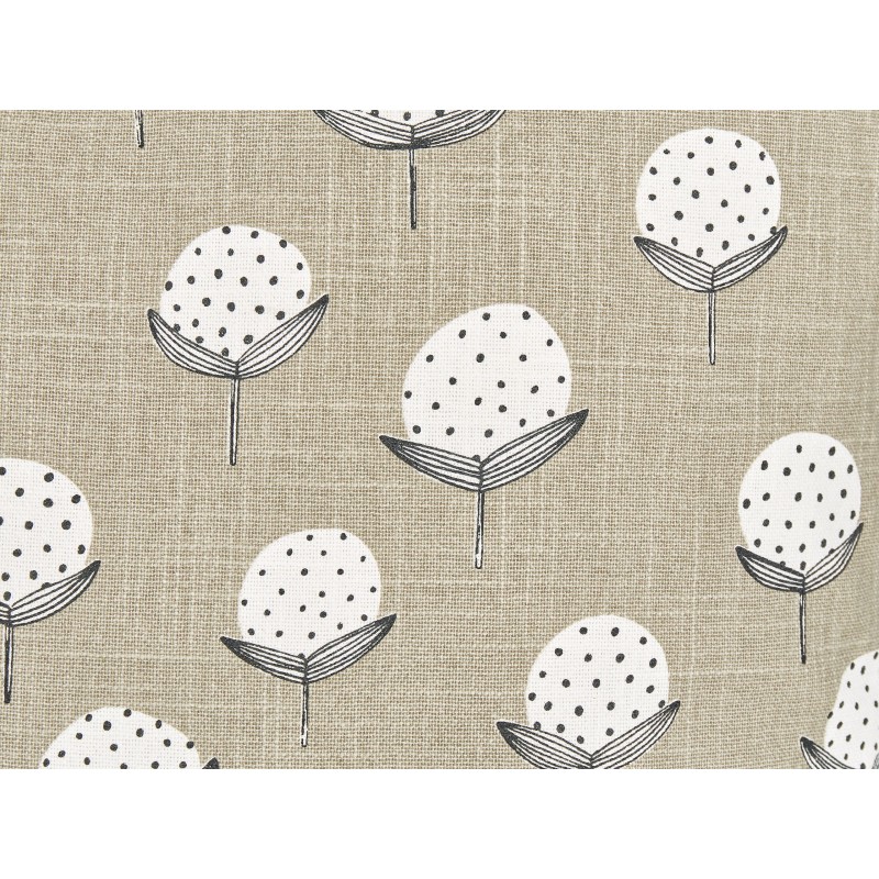 Zestaw 2 poduszek dekoracyjnych PSILOTALES Bawełna 45 x 45 cm Beżowy Wzór kwiatowy