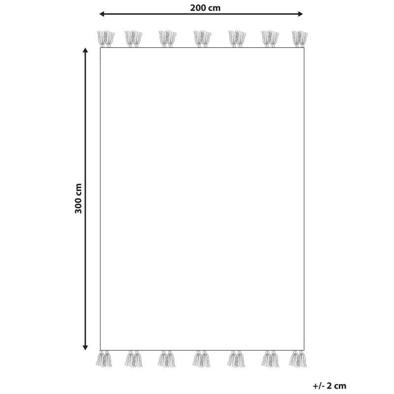 Dywan wełniany kilim 200 x 300 cm wielokolorowy ARGAVAND