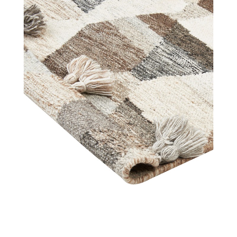 Dywan wełniany kilim 200 x 300 cm wielokolorowy ARGAVAND