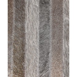 Dywan patchwork skórzany 140 x 200 cm wielokolorowy TUZLUCA