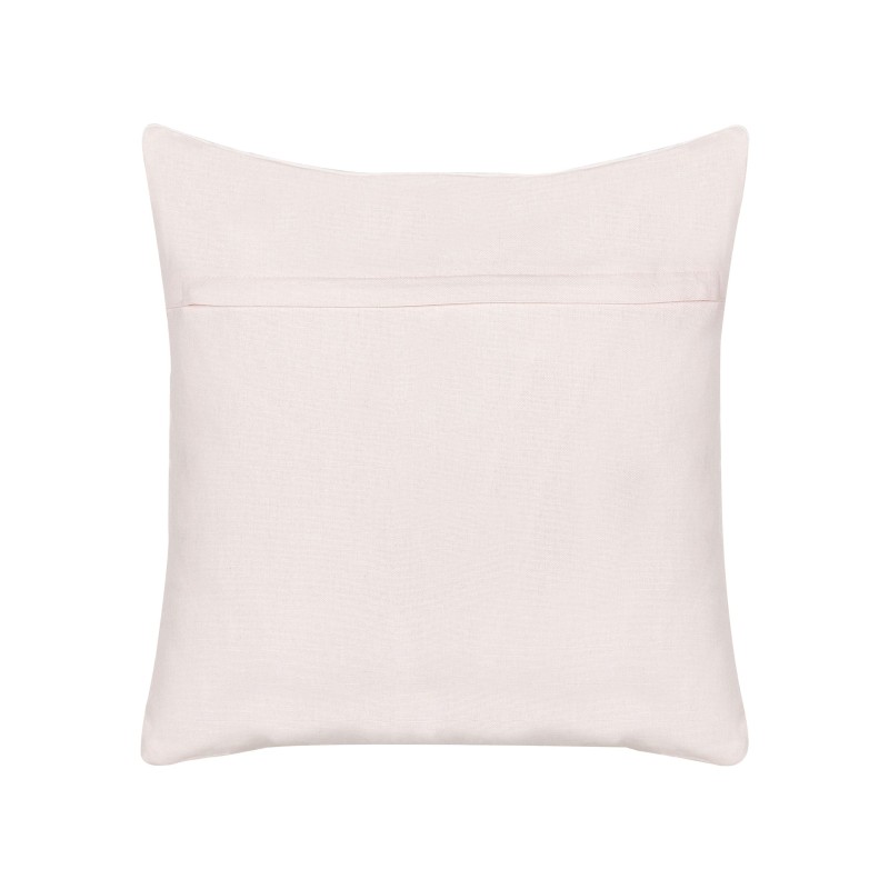 Poduszka dekoracyjna EXACUM Welur 45 x 45 cm Biały Wzór świąteczny