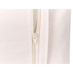 Poduszka dekoracyjna EXACUM Welur 45 x 45 cm Biały Wzór świąteczny