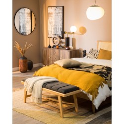 Koc YARSA Bawełna 125 x 150 cm Beżowy