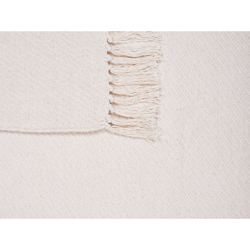 Koc YARSA Bawełna 125 x 150 cm Beżowy