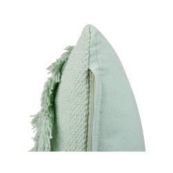 Poduszka dekoracyjna BACOPA Bawełna 45 x 45 cm Zielony Wzór zygzak