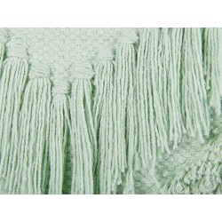 Poduszka dekoracyjna BACOPA Bawełna 45 x 45 cm Zielony Wzór zygzak