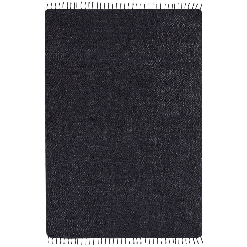 Dywan z juty 160 x 230 cm czarny SINANKOY