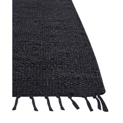 Dywan z juty 160 x 230 cm czarny SINANKOY