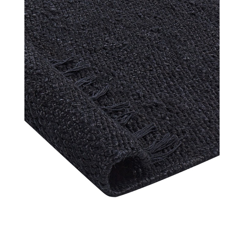 Dywan z juty 160 x 230 cm czarny SINANKOY