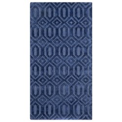 Dywan wiskozowy 80 x 150 cm niebieski ADATEPE