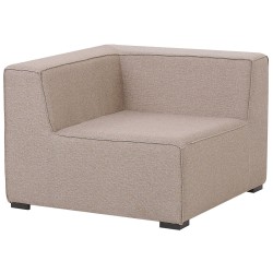 Narożnik ogrodowy z otomaną dla 7 osób AREZZO Prawostronny Modułowy Beżowy