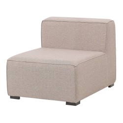 Narożnik ogrodowy z otomaną dla 7 osób AREZZO Prawostronny Modułowy Beżowy