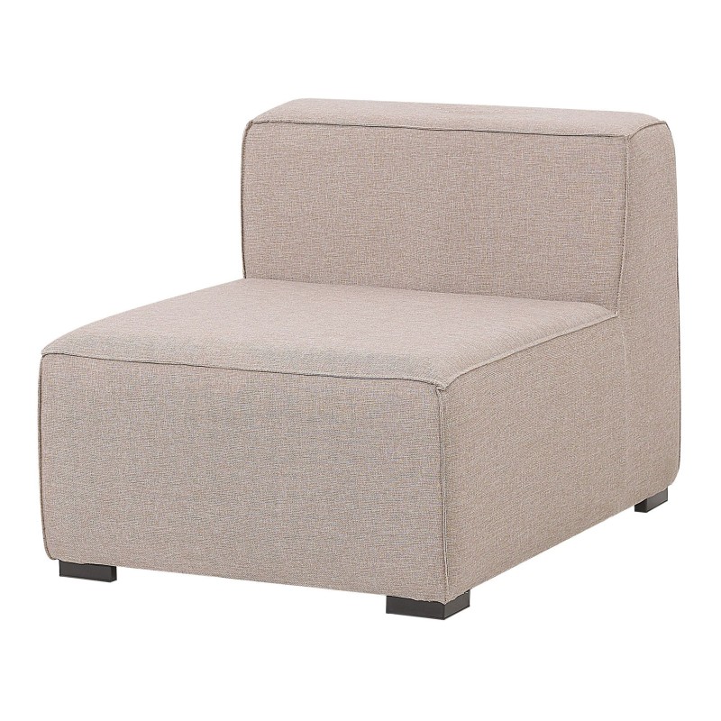 Narożnik ogrodowy z otomaną dla 7 osób AREZZO Prawostronny Modułowy Beżowy