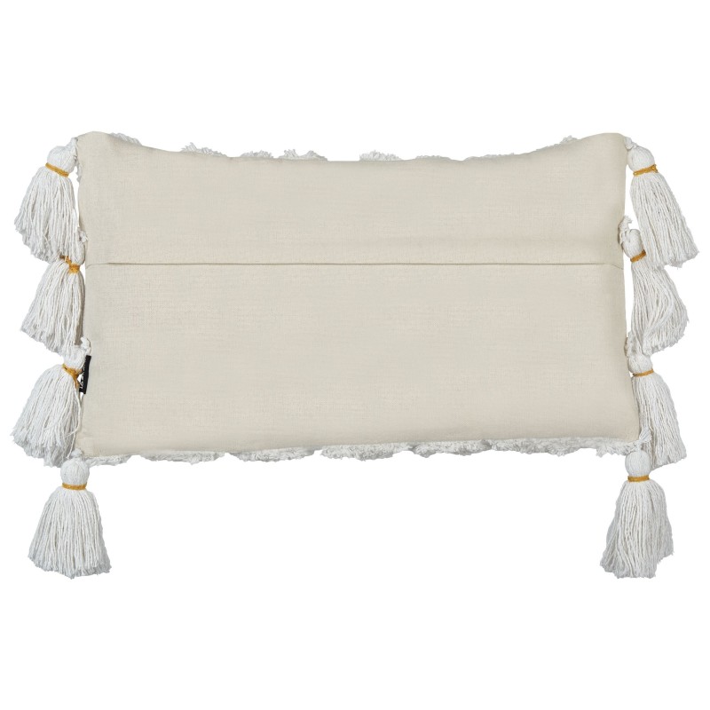 Zestaw 2 poduszek dekoracyjnych DAUR Bawełna 30 x 50 cm Biały Wzór geometryczny