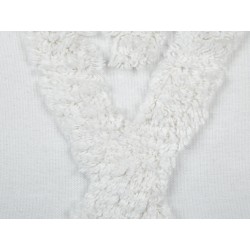 Zestaw 2 poduszek dekoracyjnych DAUR Bawełna 30 x 50 cm Biały Wzór geometryczny