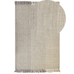 Dywan wełniany 140 x 200 cm szary TEKELER