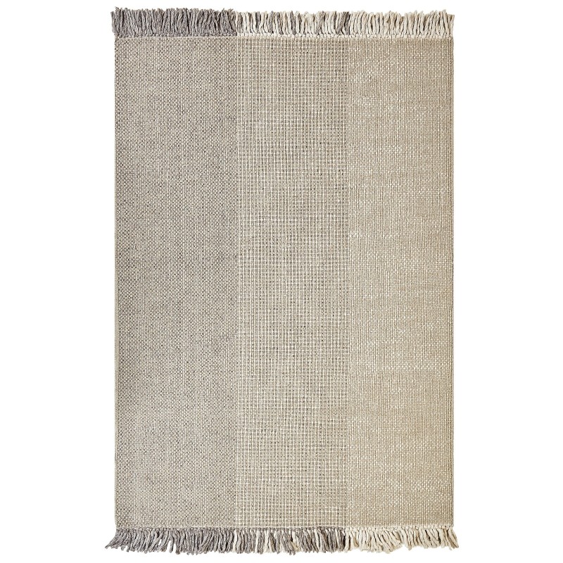 Dywan wełniany 140 x 200 cm szary TEKELER