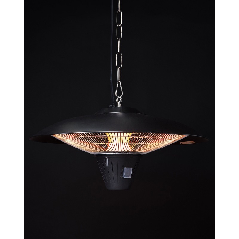 Promiennik na podczerwień wiszący KABA 1800 W Czarny