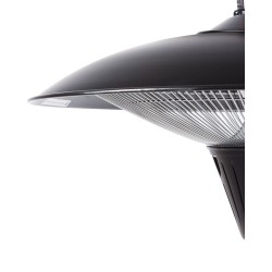 Promiennik na podczerwień wiszący KABA 1800 W Czarny