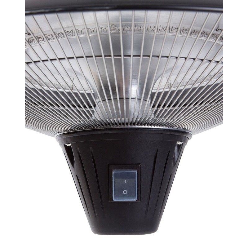 Promiennik na podczerwień wiszący KABA 1800 W Czarny