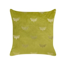 Zestaw 2 poduszek dekoracyjnych YUZURI Welur 45 x 45 cm Jasnozielony Wzór zwierzęcy