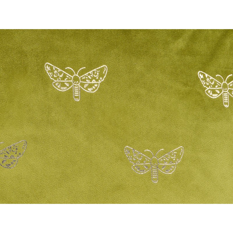 Zestaw 2 poduszek dekoracyjnych YUZURI Welur 45 x 45 cm Jasnozielony Wzór zwierzęcy