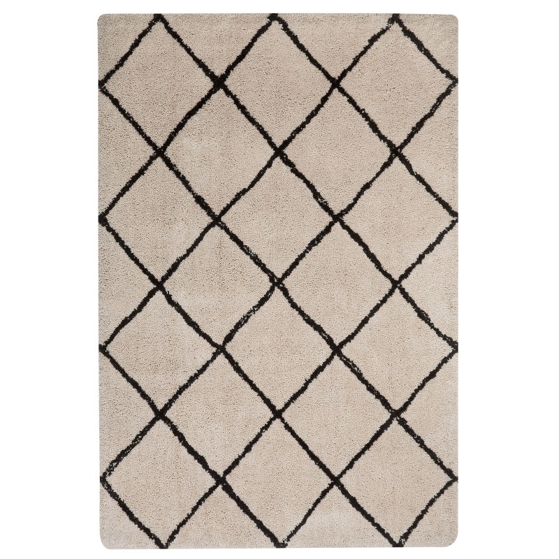 Dywan shaggy 140 x 200 cm beżowy ADALAR