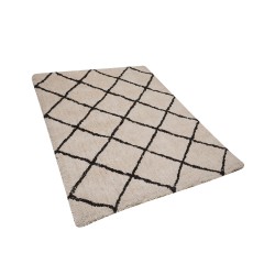 Dywan shaggy 140 x 200 cm beżowy ADALAR