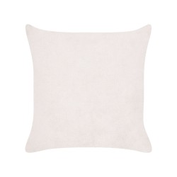 Zestaw 2 poduszek dekoracyjnych MILLET Sztruks 43 x 43 cm Złamana biel Wzór geometryczny