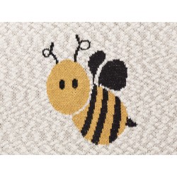 Koc DRAGAN Bawełna 130 x 170 cm Jasnobeżowy