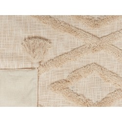 Koc MORBI Bawełna 130 x 180 cm Beżowy
