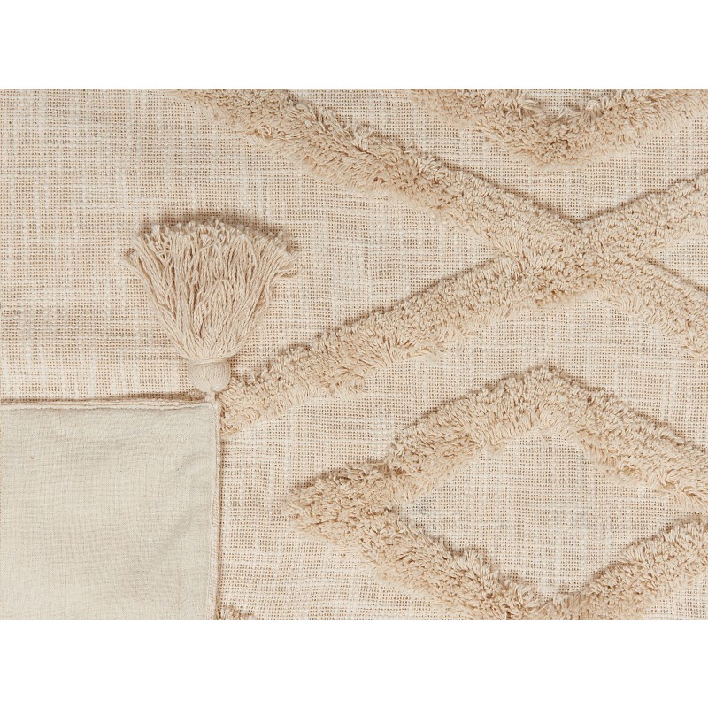 Koc MORBI Bawełna 130 x 180 cm Beżowy