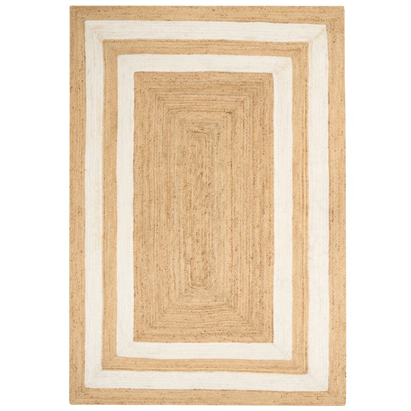 Dywan z juty 200 x 300 cm beżowy GEMEREK