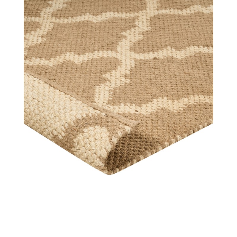 Dywan z juty 160 x 230 cm beżowy MERMER