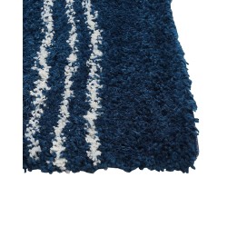 Dywan shaggy 200 x 300 cm niebieski z białym TASHIR