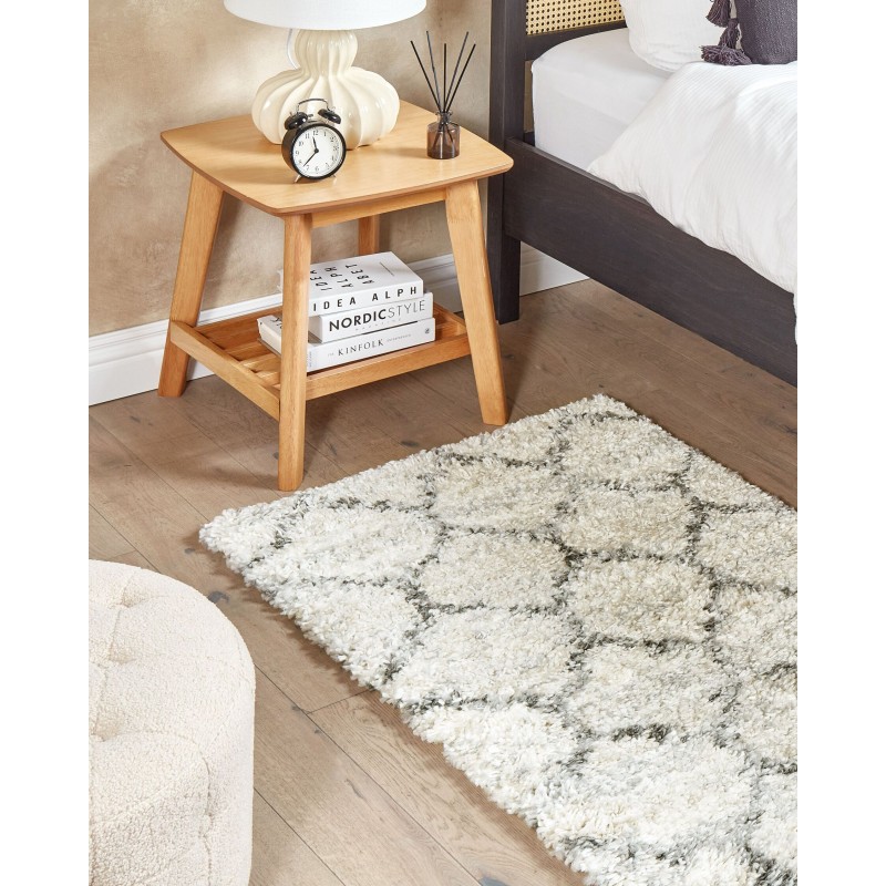 Dywan shaggy 80 x 150 cm beżowo-szary YEREVAN
