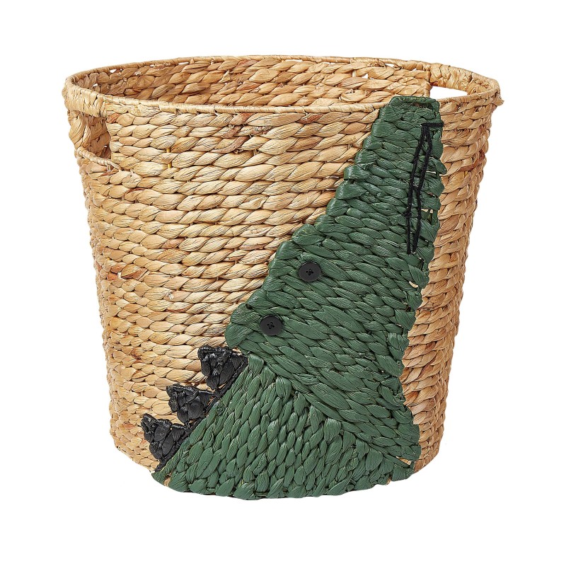 Kosz na zabawki Krokodyl LOXTON Plecionka Naturalny