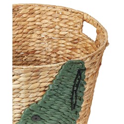 Kosz na zabawki Krokodyl LOXTON Plecionka Naturalny