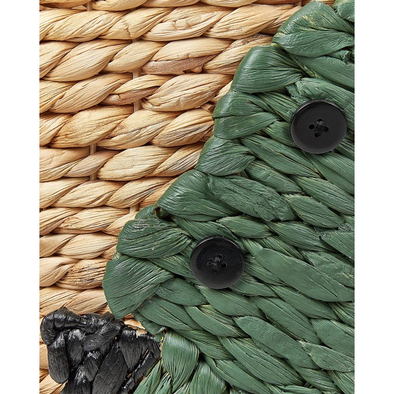 Kosz na zabawki Krokodyl LOXTON Plecionka Naturalny