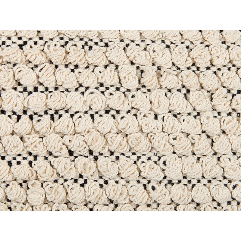 Poduszka dekoracyjna HOWEA Bawełna 45 x 45 cm Beżowy Wzór geometryczny